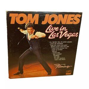 Tom Jones Live In Las Vegas (Vinyl, 1969) Parrot PAS 71031 VG LP Record Album